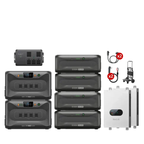 MP-2*Apex 300+4*B300K+Hub A1+2*SolarX 4K +Foldable Trolley-3785