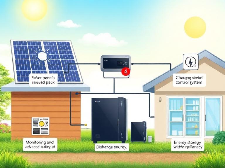 6 Steps to store solar energy in battery